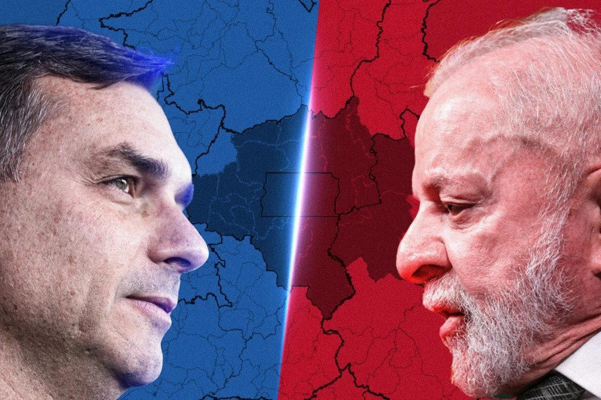 Última pesquisa aponta disputa apertada entre Flávio Bolsonaro e Lula